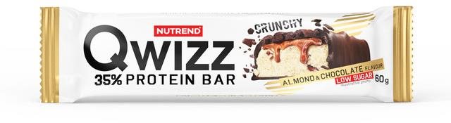Nutrend Qwizz Protein Bar 60 g - mandle/čokoláda