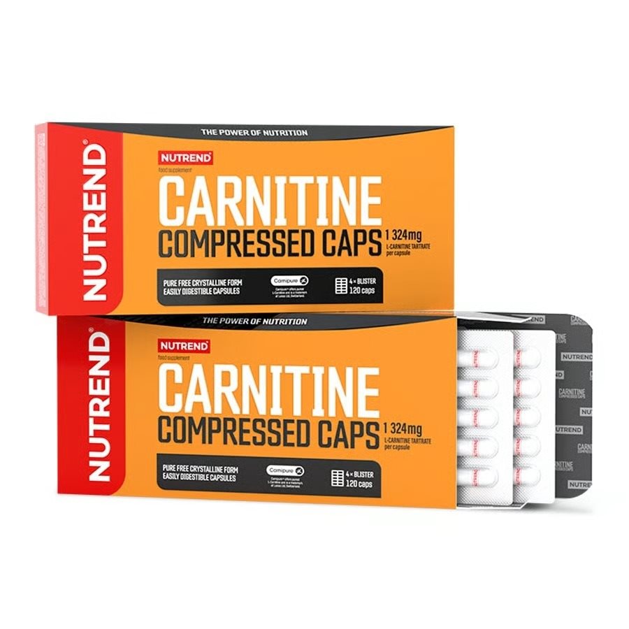 Nutrend Carnitine Compressed Caps, 120 kapslí,