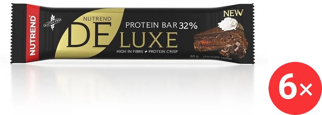 Nutrend DELUXE, čokoládový sachr 6 x 60 g