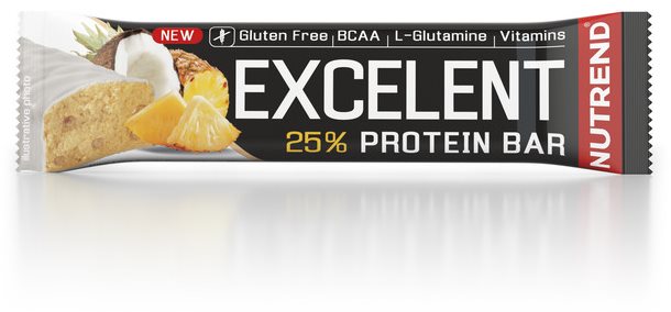 Nutrend EXCELENT 85 G ANANAS + KOKOS Proteinová tyčinka, , velikost 85 G