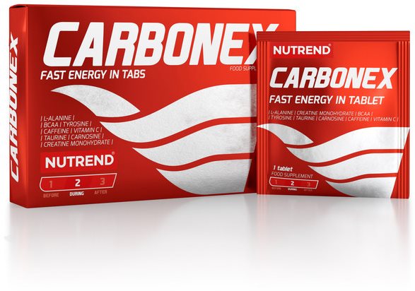 Energetické tablety Nutrend Carbonex, 12 tablet