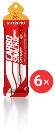 Nutrend Carbosnack sáček, 6 x 50 g, meruňka