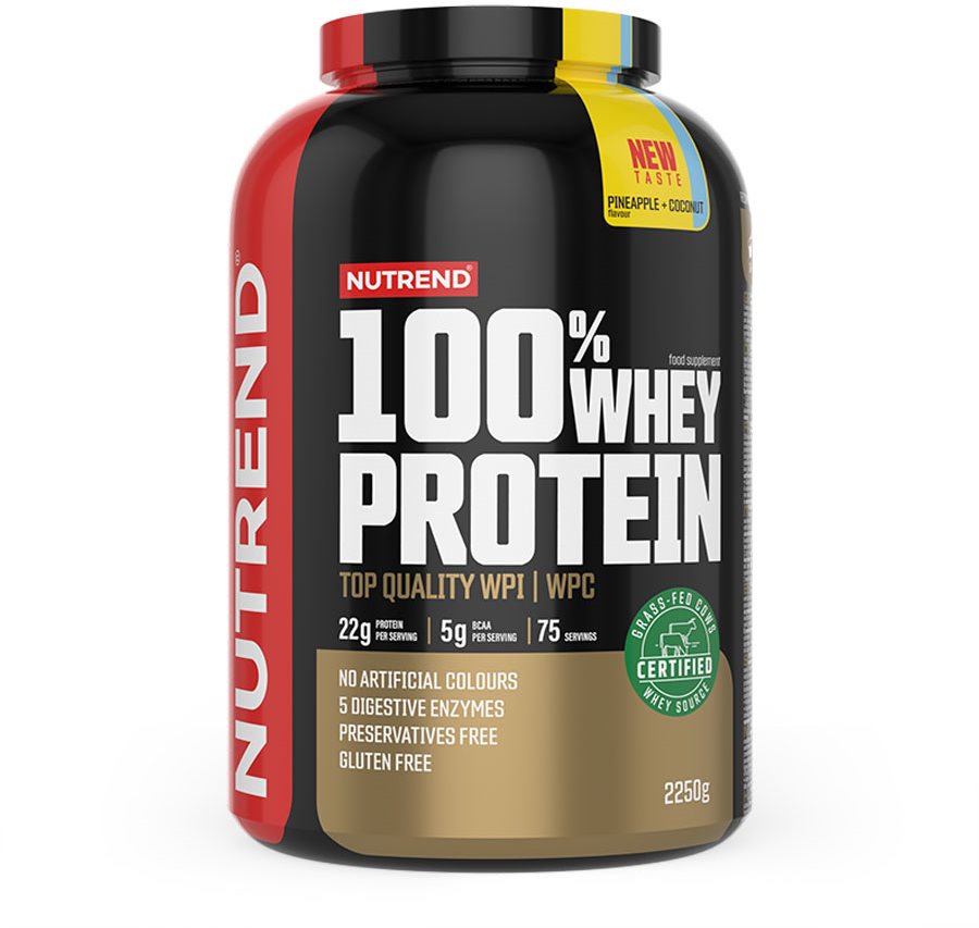 Nutrend 100% Whey Protein 2250 g, ananas+kokos