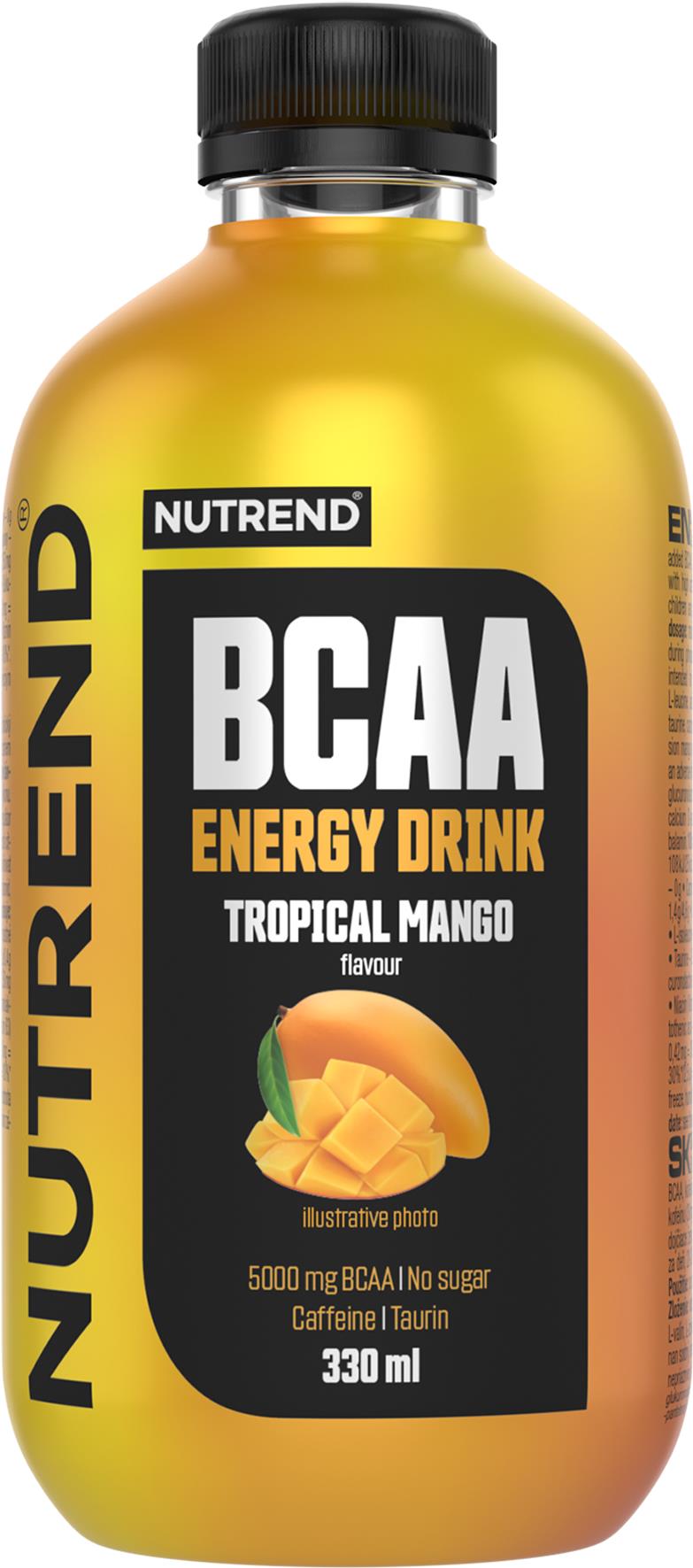 Nutrend BCAA Energy Drink 330 ml, tropical mango