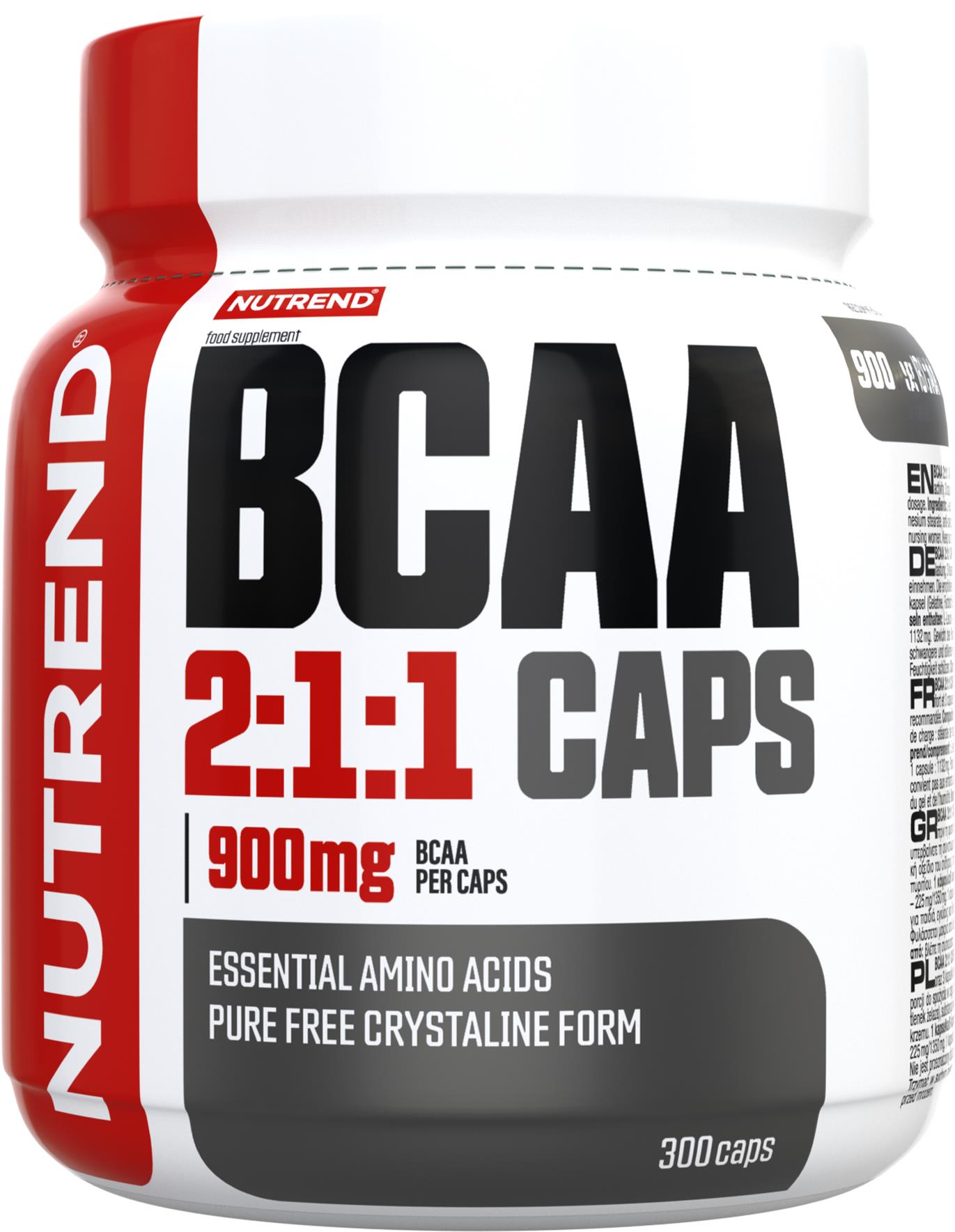 Nutrend BCAA 2:1:1 CAPS 300 kapslí