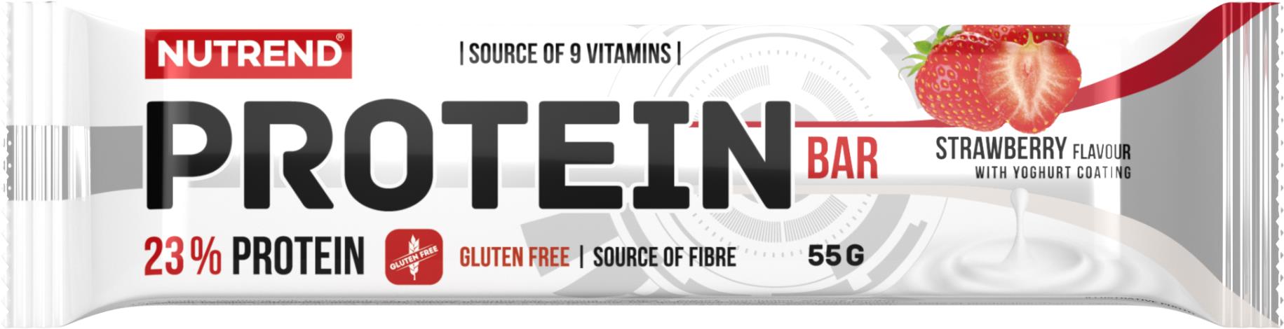 Nutrend Protein Bar 55 g, jahoda