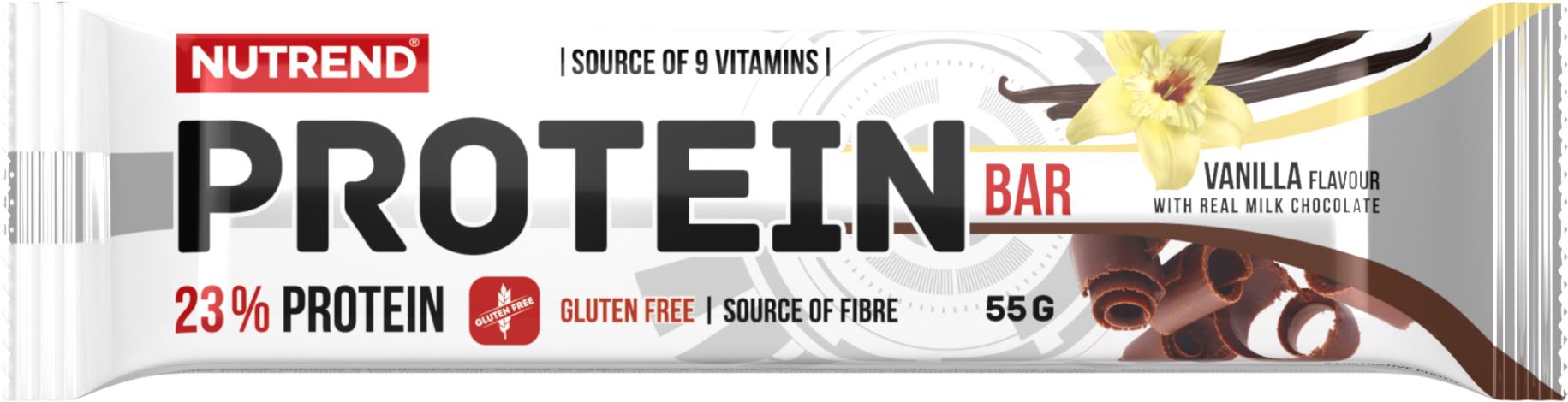 Nutrend Protein Bar 55 g, vanilka