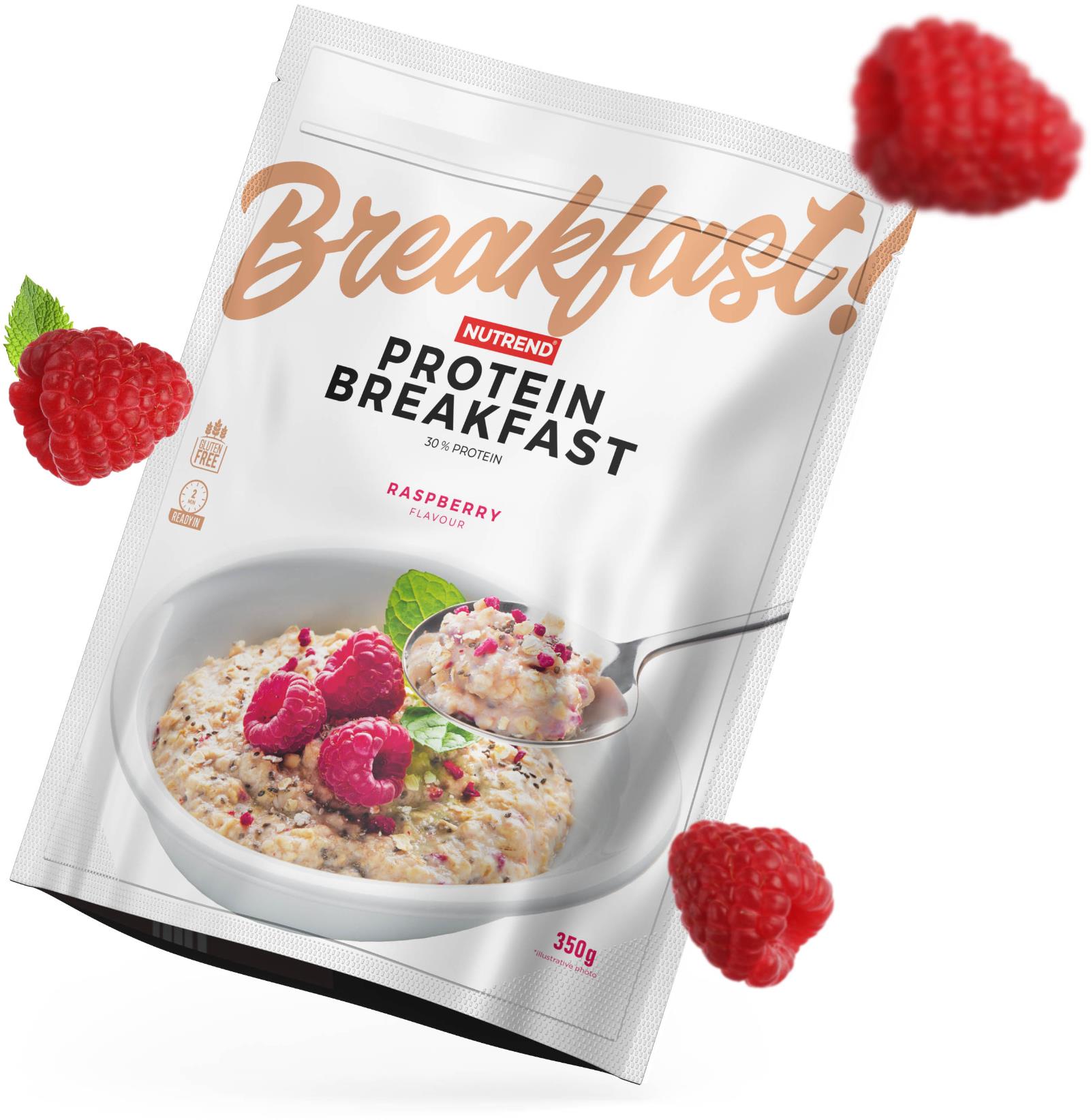 Nutrend Protein Breakfast! 350 g, malina