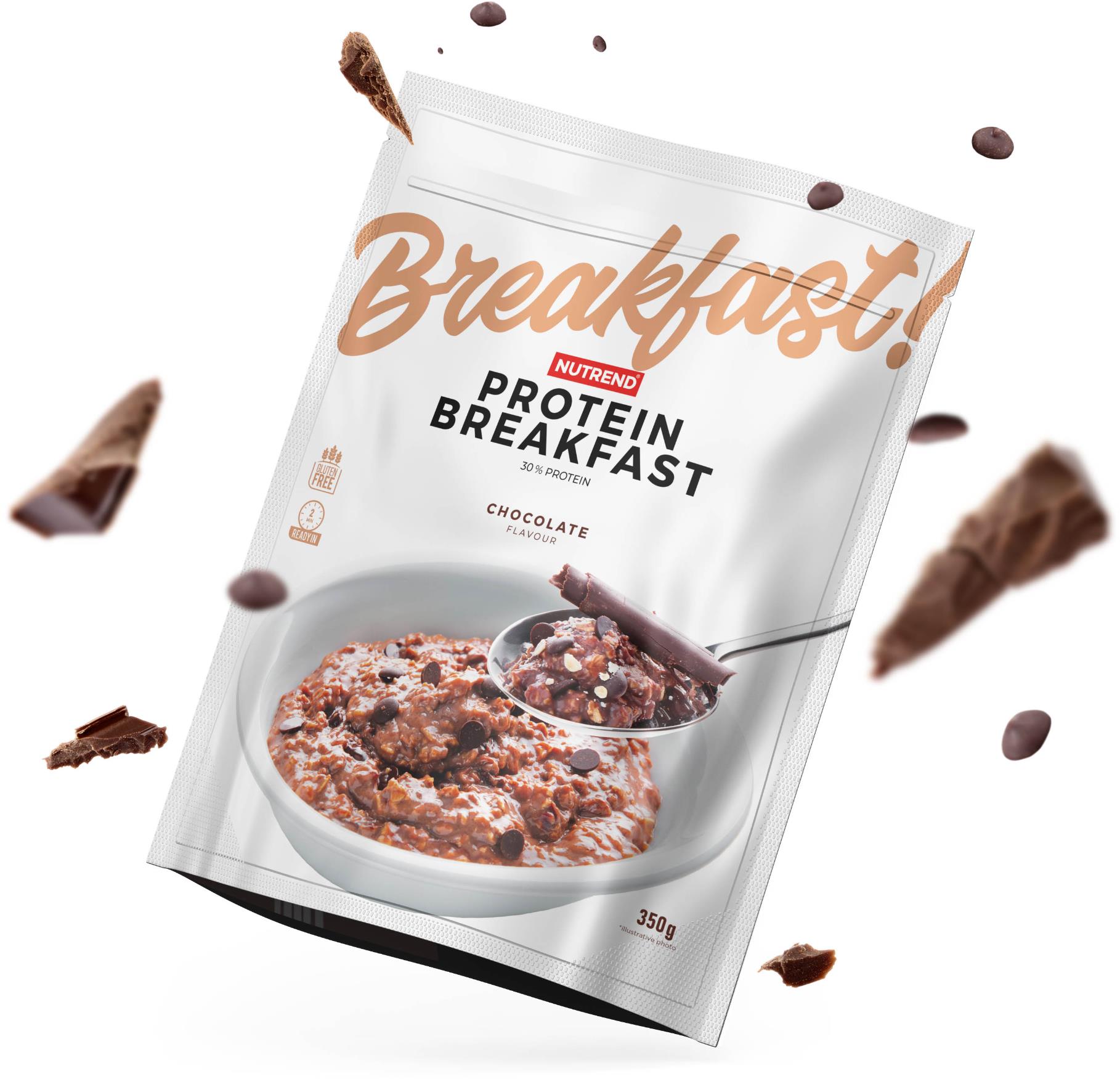 Nutrend Protein Breakfast! 350 g, čokoláda