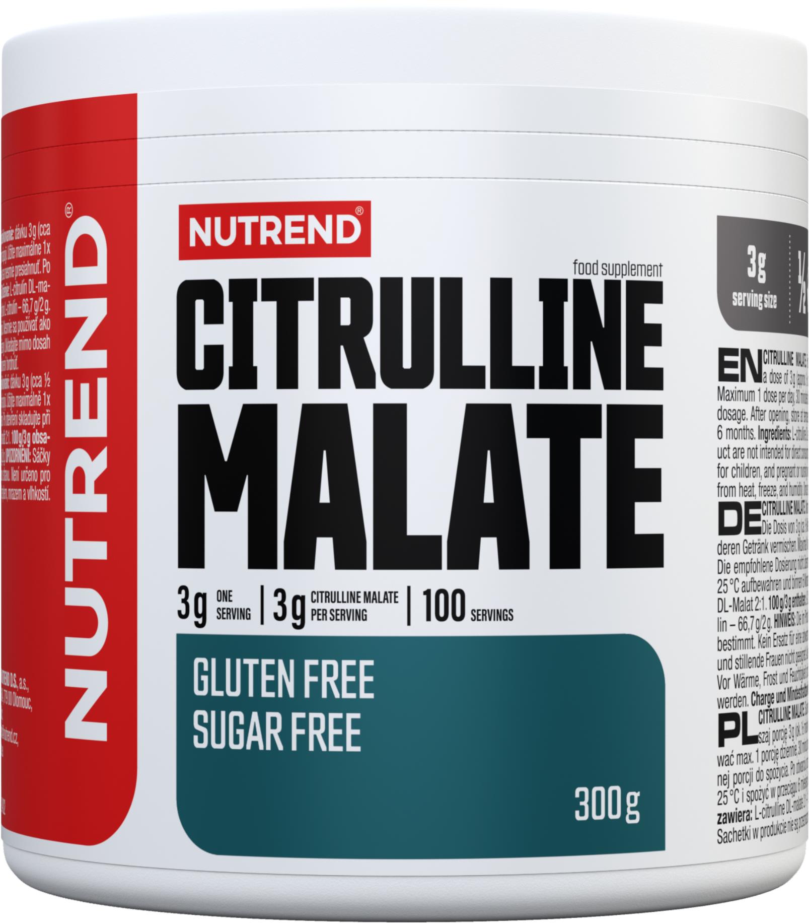 Nutrend Citrulline Malate 300 g, bez příchutě