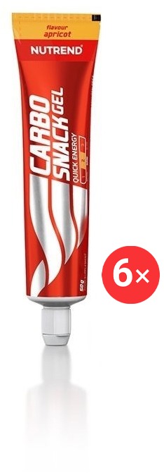 Nutrend Carbosnack tuba, 6 x 50g, meruňka