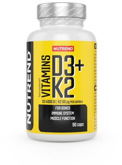 Nutrend Vitamins D3+K2, 90 kapslí