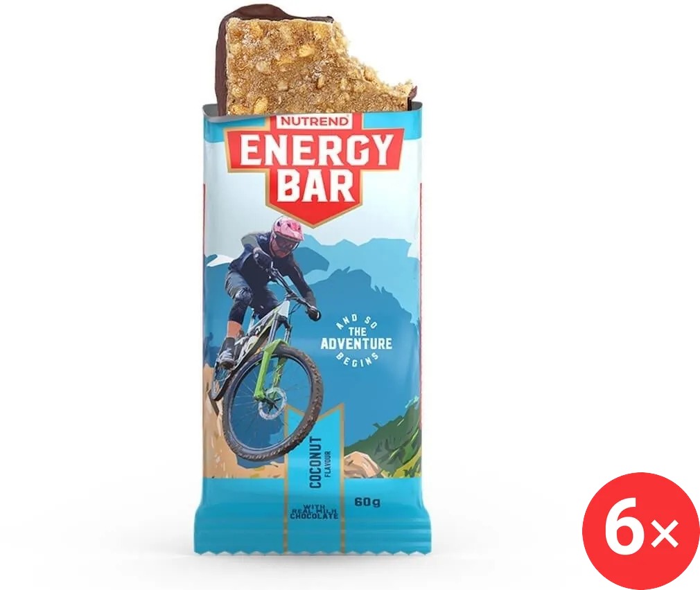 Nutrend Energy bar 6 x 60 g, kokos 6 x 60 g