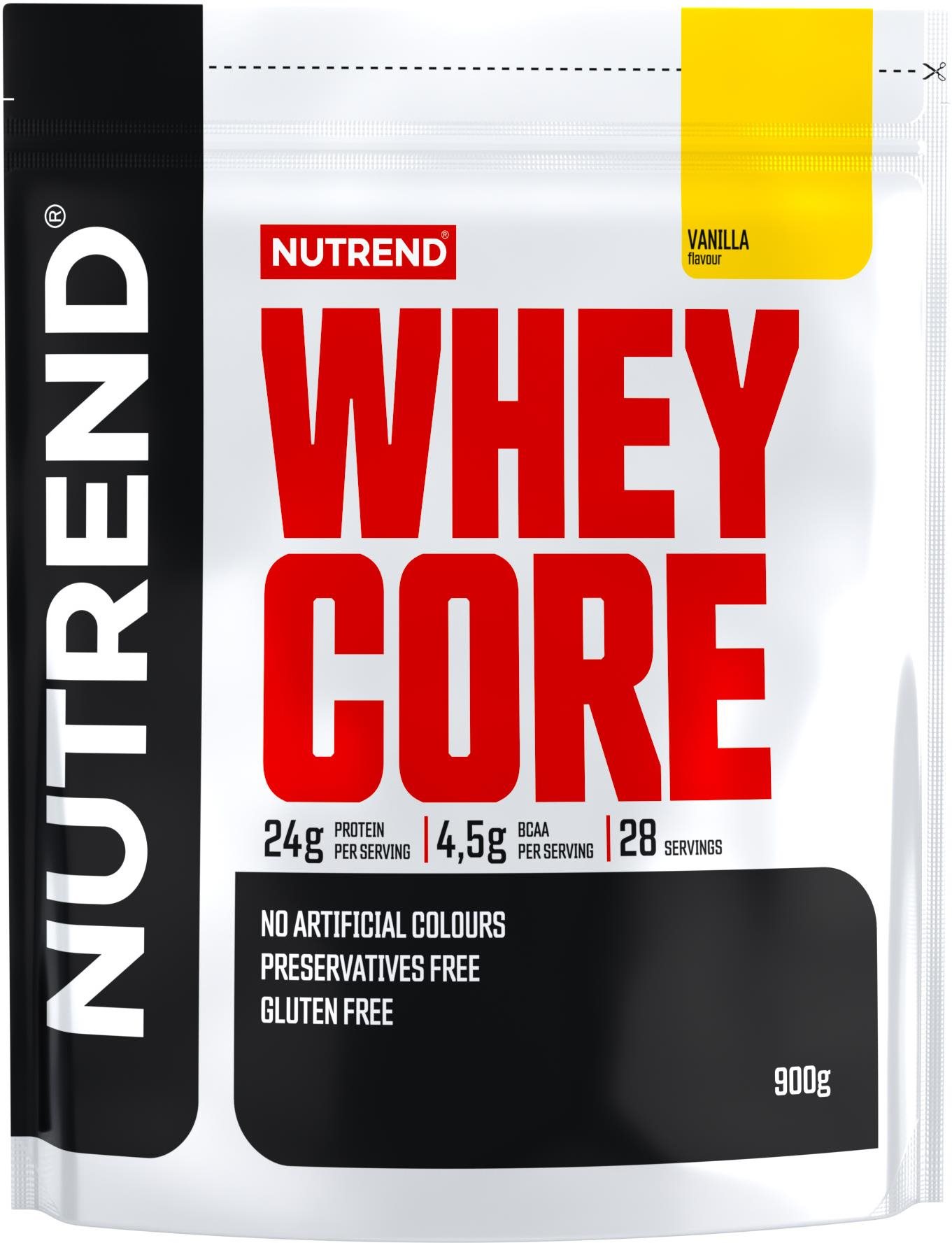 Nutrend WHEY CORE 900 g, vanilka