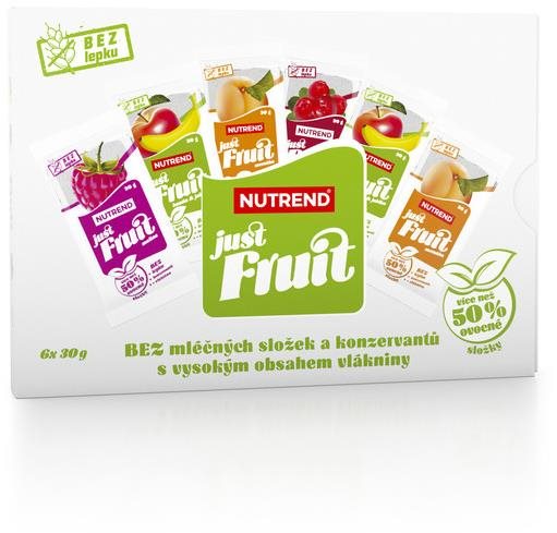 Nutrend JUST FRUIT dárkové balení, 6x30 g, mix příchutí