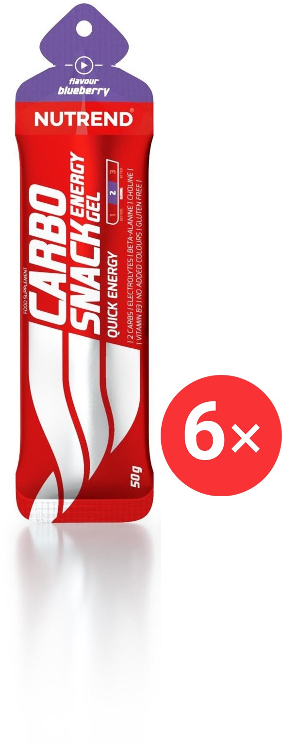 Nutrend Carbosnack sáček 6 x 50 g, borůvka
