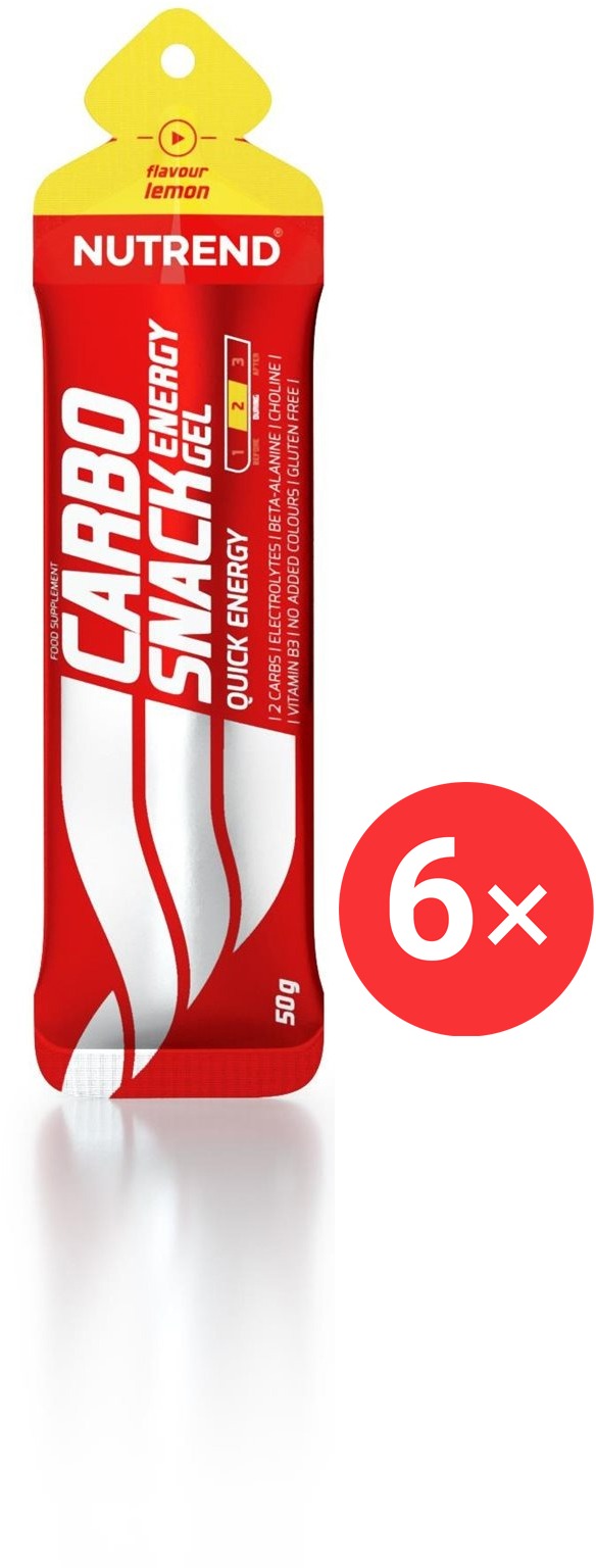 Nutrend Carbosnack sáček 6 x 50 g, citron