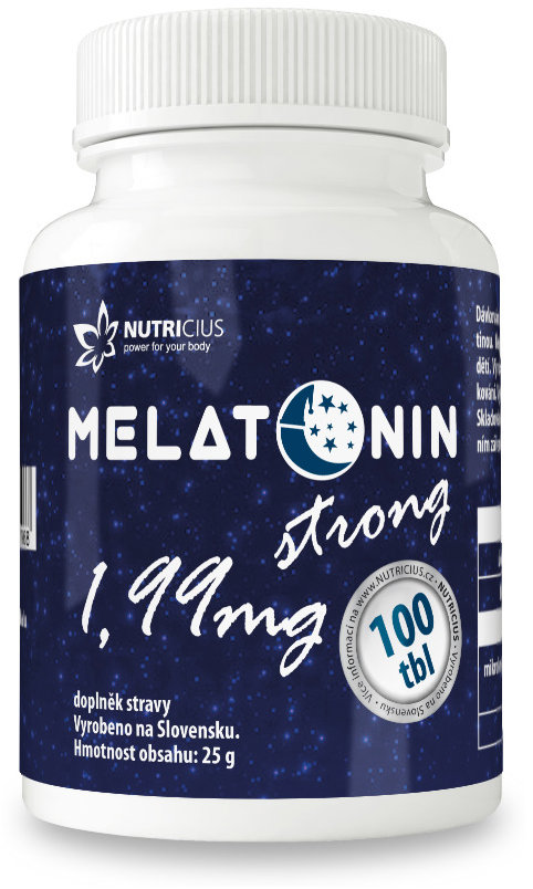Nutricius Melatonin strong 1,99 mg 100 tablet