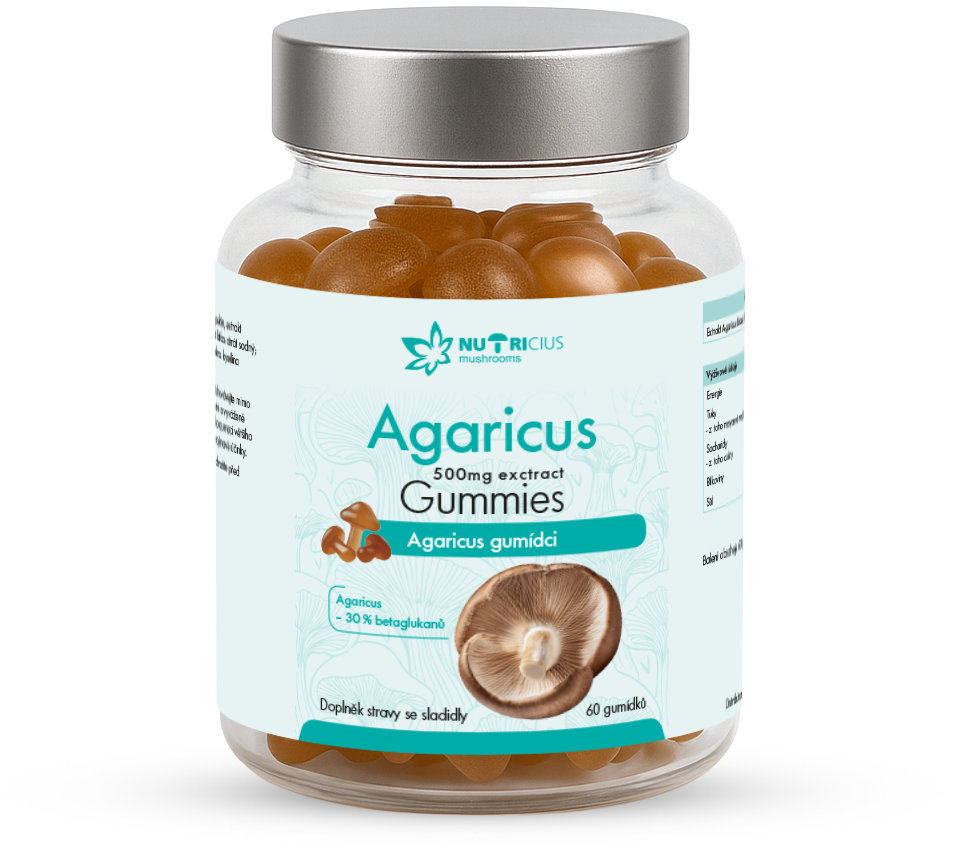 Nutricius Agaricus 500 mg 60 gummies