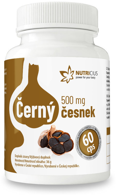 Nutricius Černý česnek 500 mg 60 kapslí