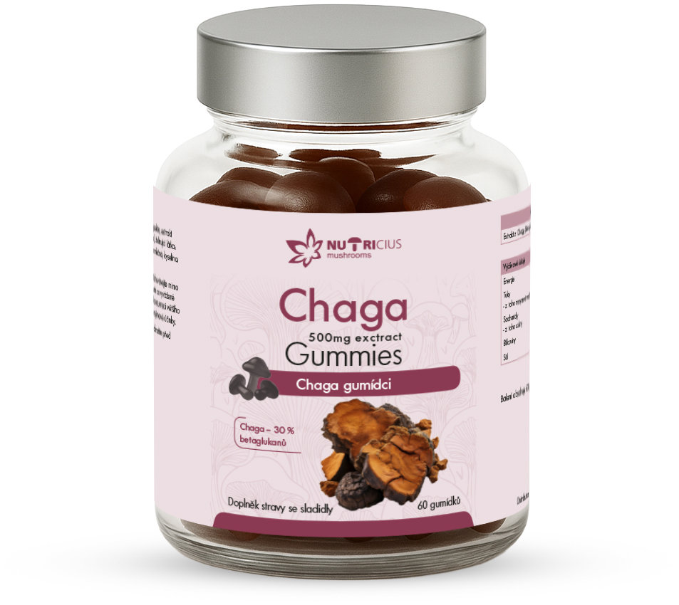 Nutricius Chaga 500 mg 60 gummies