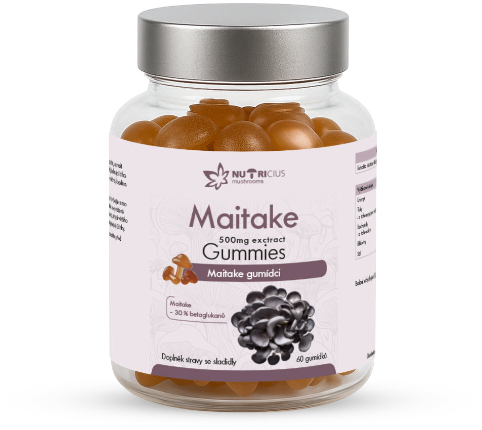 Nutricius Maitake 500 mg 60 gummies