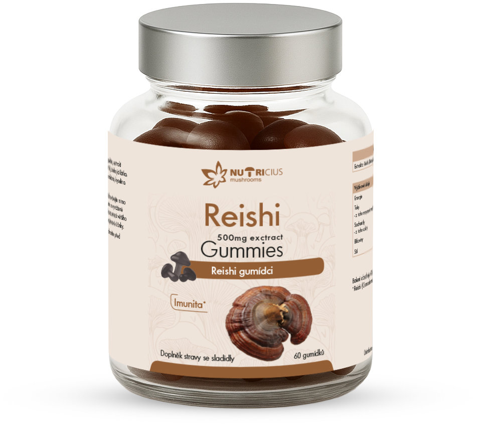 Nutricius Reishi 500 mg 60 gummies