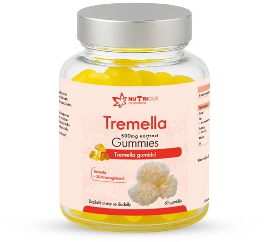 Nutricius Tremella 500 mg 60 gummies