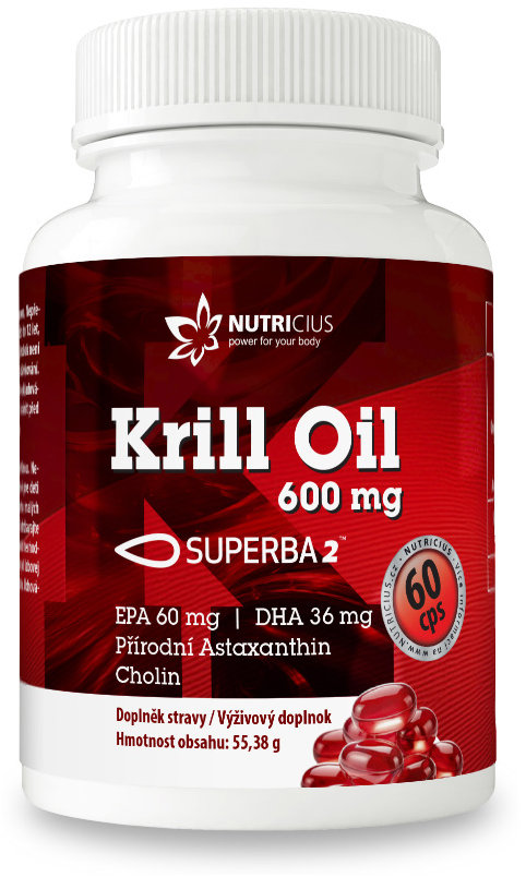 Nutricius Krill oil 600 mg Superba2 60 kapslí