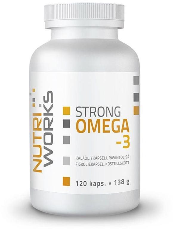 NutriWorks Omega 3 Strong 120 kapslí