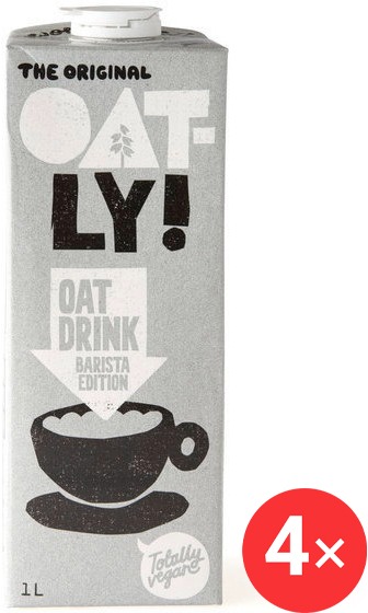 Oatly ovesný nápoj pro baristy 4 x 1l