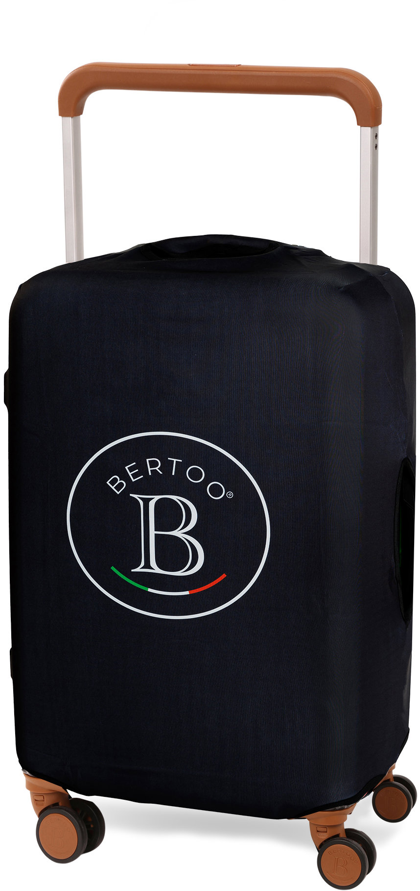 BERTOO Napoli Obal na cestovní kufr s širokou rukojetí black XXL