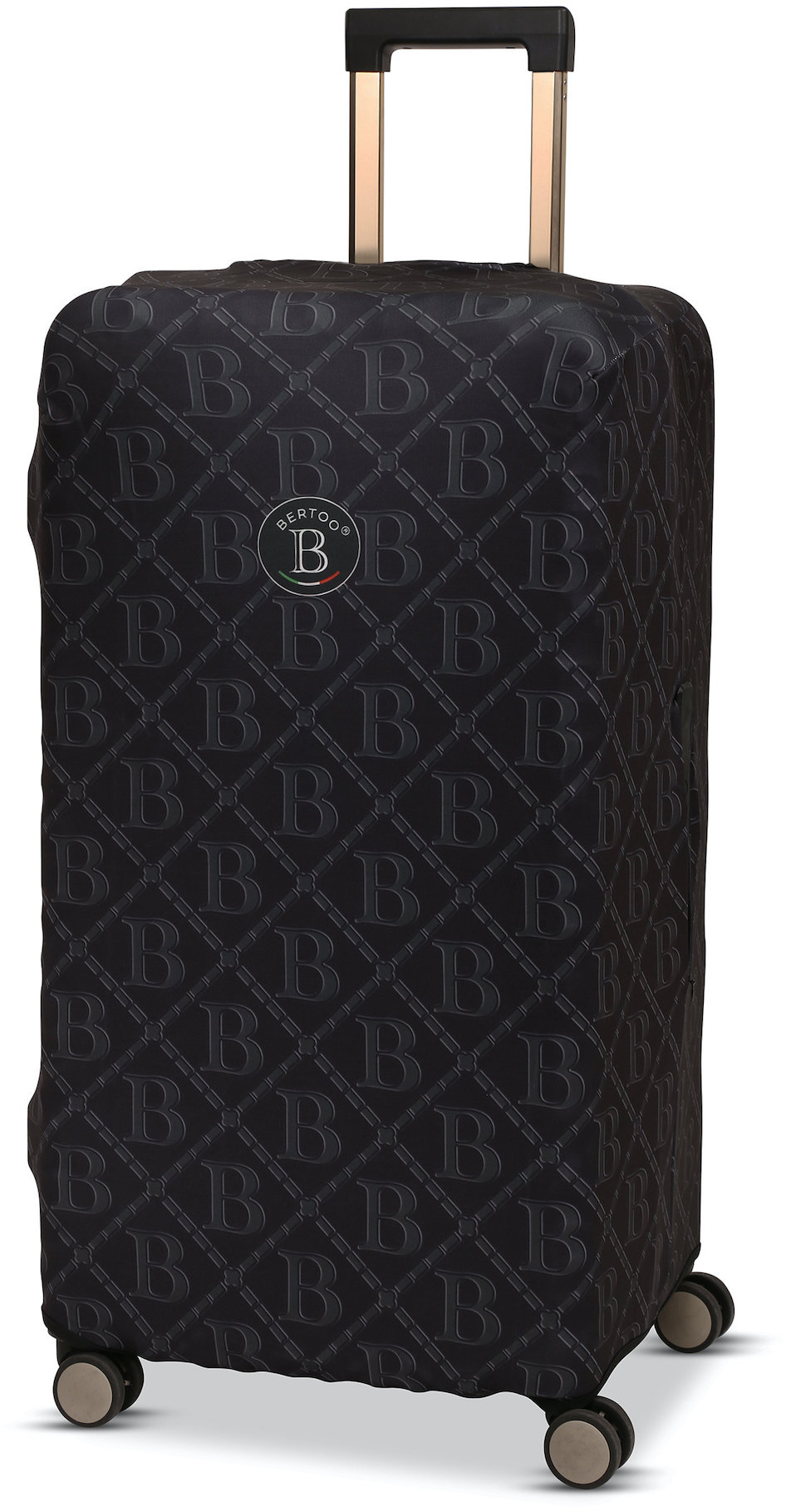 BERTOO Livorno Obal na cestovní kufr black XXL