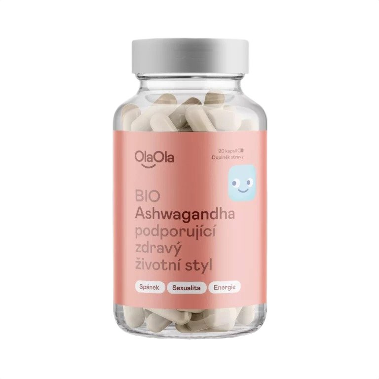 OlaOla BIO ASHWAGANDHA Adaptogenní kapsle, , velikost