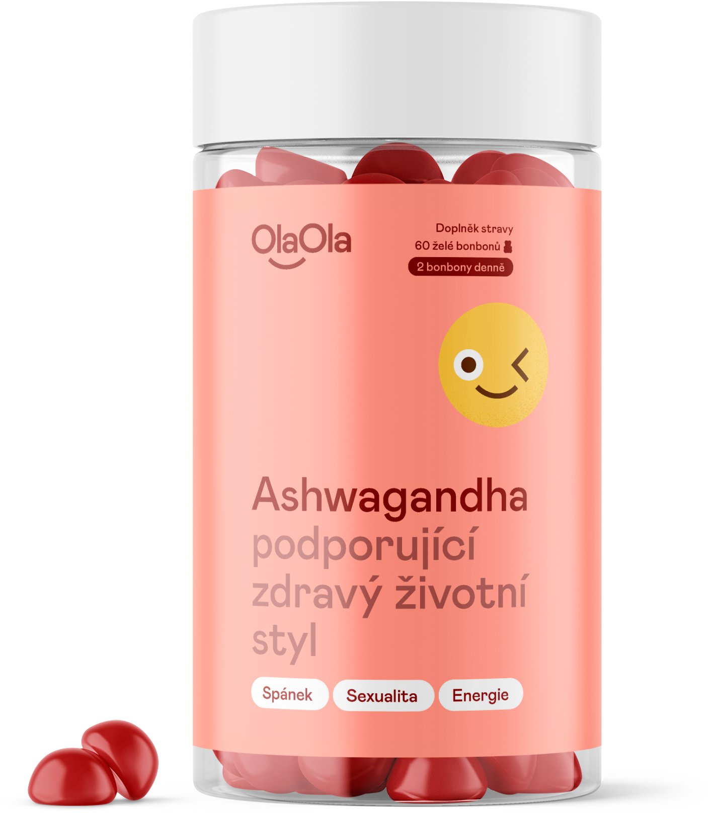 OlaOla ASHWAGANDHA Podpora vitality a energie, , velikost