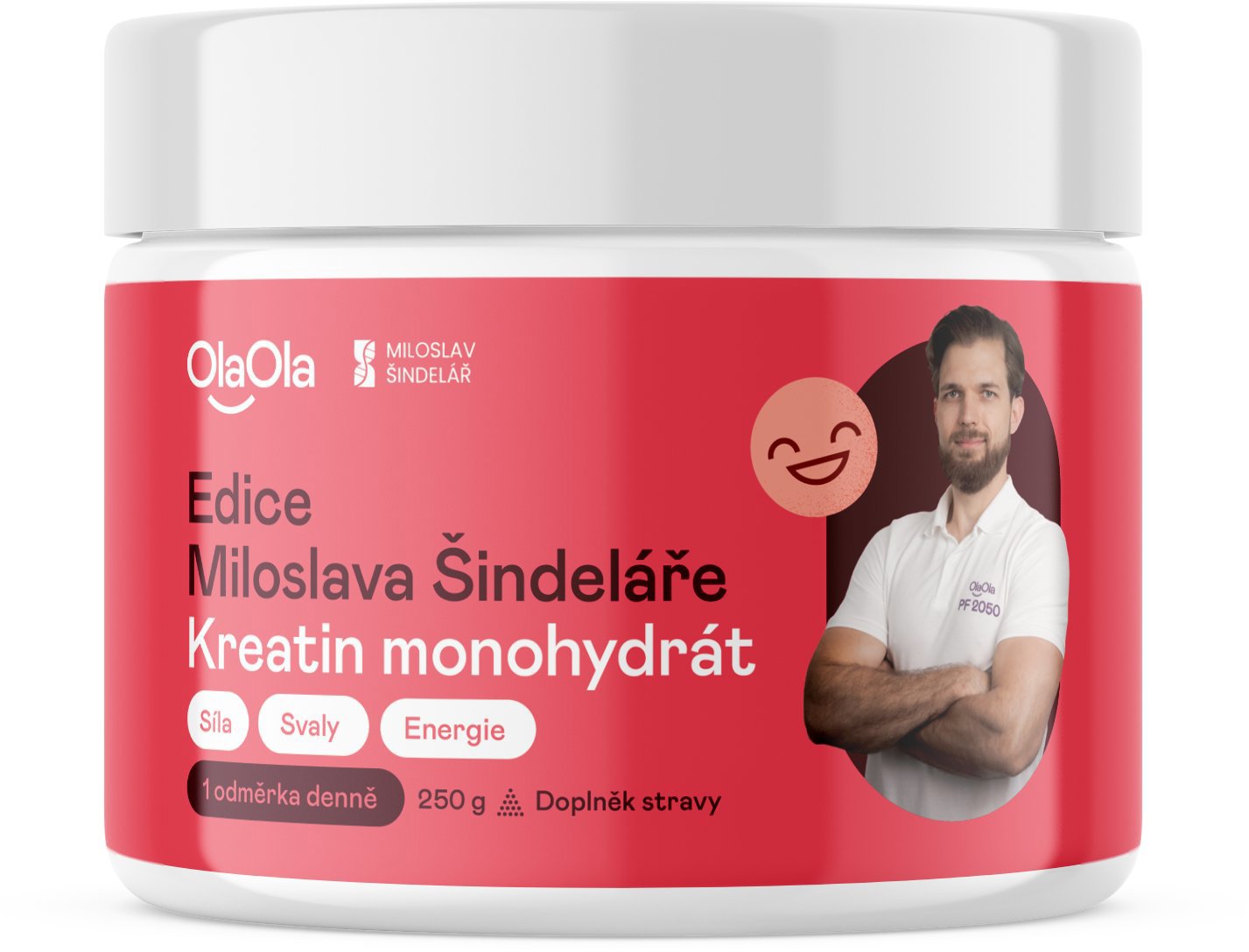OlaOla Edice Miloslava Šindeláře Kreatin monohydrát 250 g