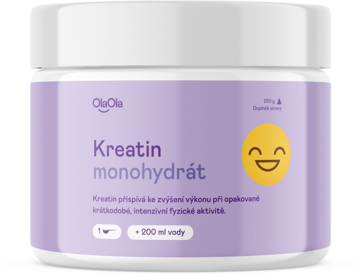OlaOla Kreatin monohydrát pro intenzivní trénink 250 g