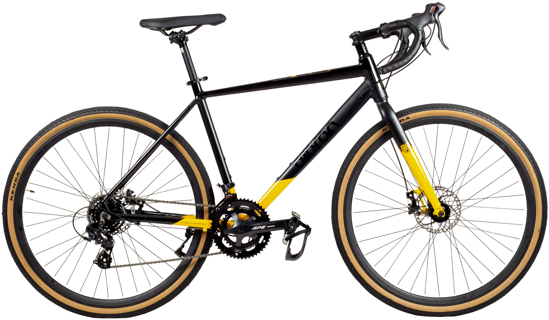 Olpran Gravel Ursus Arctos basic L šedá/oranžová
