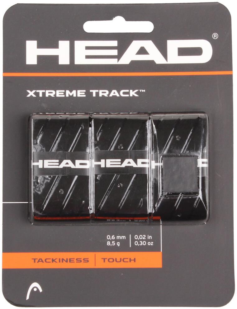 HEAD Multipack 4 ks XtremeTrack overgrip omotávka tl. 06 mm černá