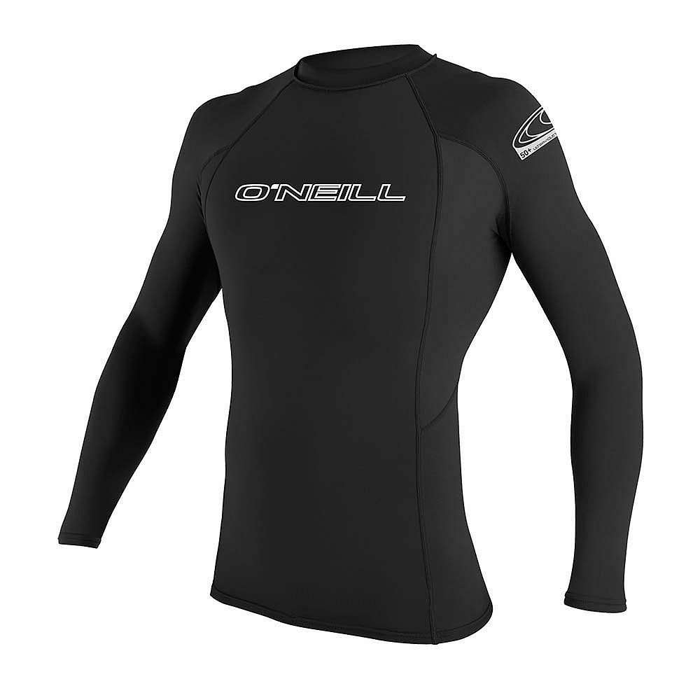 O'neill Pánské lycrové triko Basic skins crew, dl.r. černá S