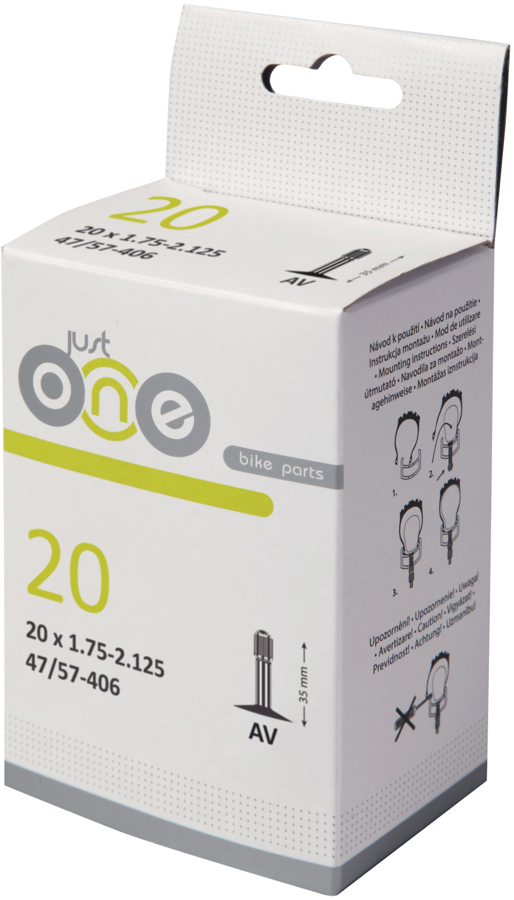 One Duše 20 × 1,75–2,125 AV – 406