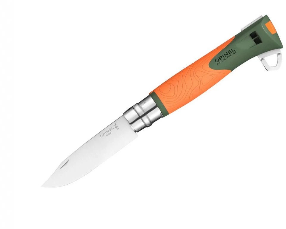 OPINEL VRI N°12 Inox Explore zelený 10 cm s odstraňovačem klíšťat