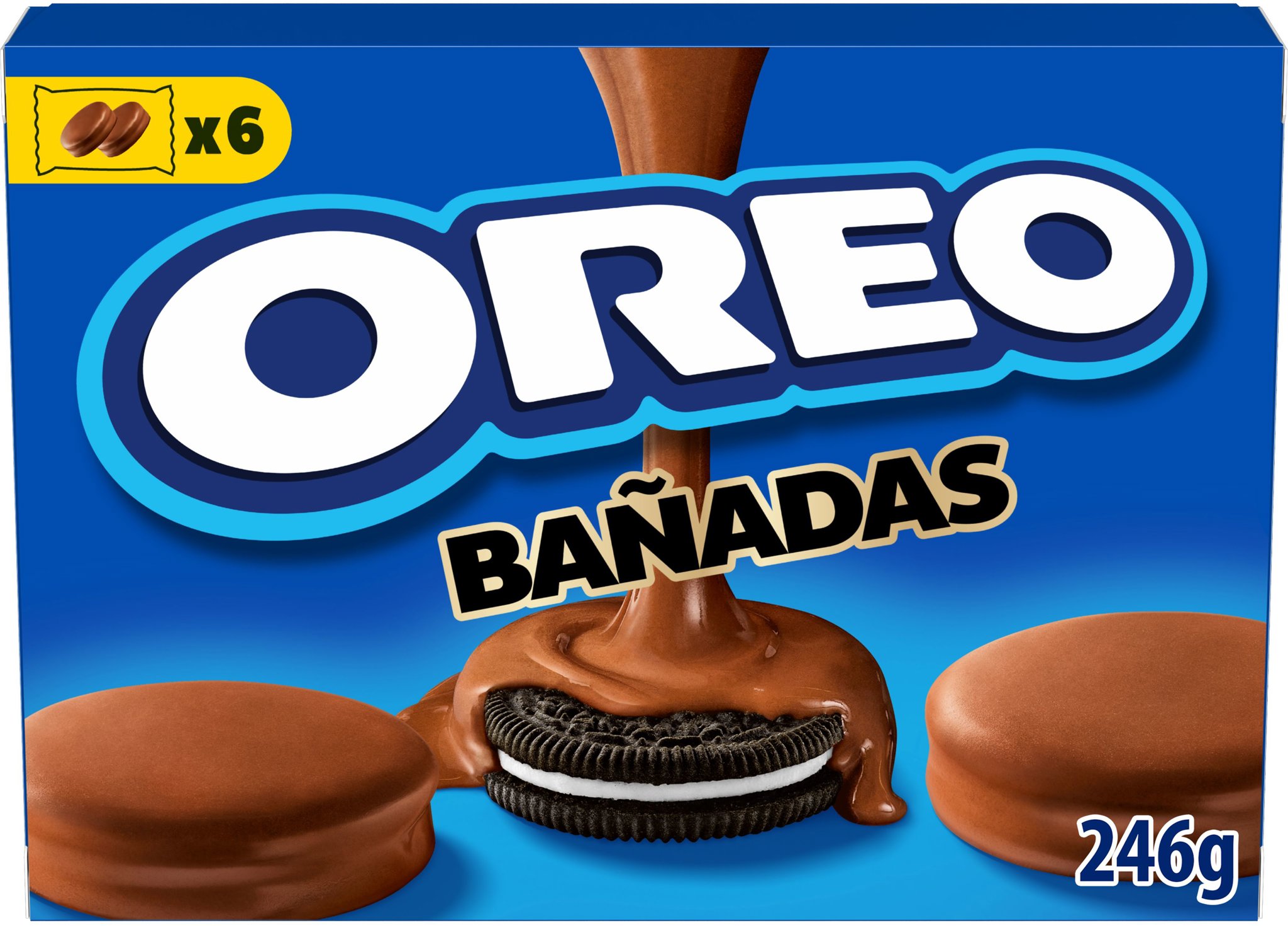 Oreo Sušenky máčené v kakaové polevě 246 g