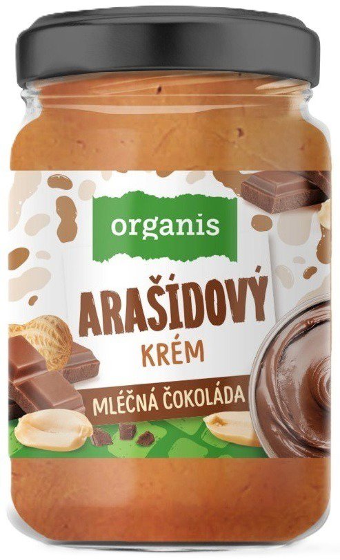 Organis Arašídový krém s mléčnou čokoládou 920 g
