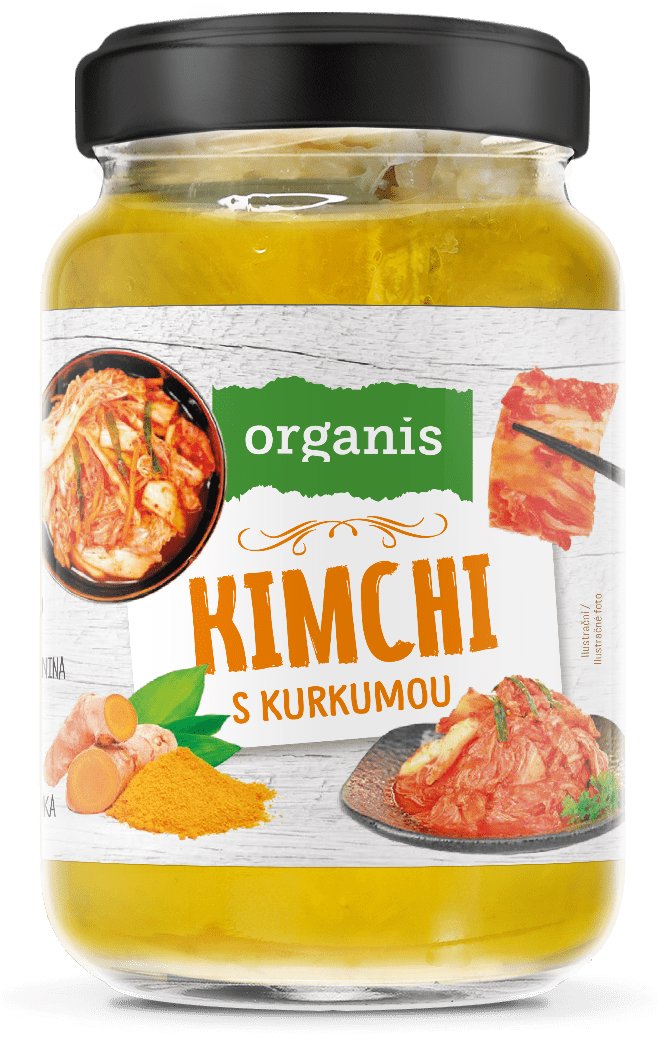Organis Kimchi s kurkumou 300 g