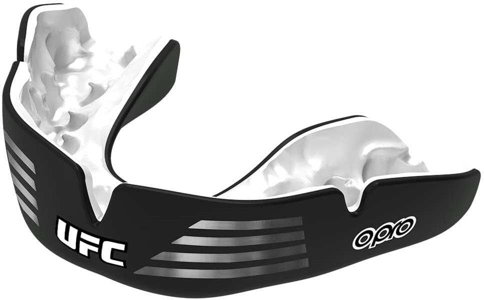 OPRO INSTANT CUSTOM FIT UFC, černá/stříbrná/bílá