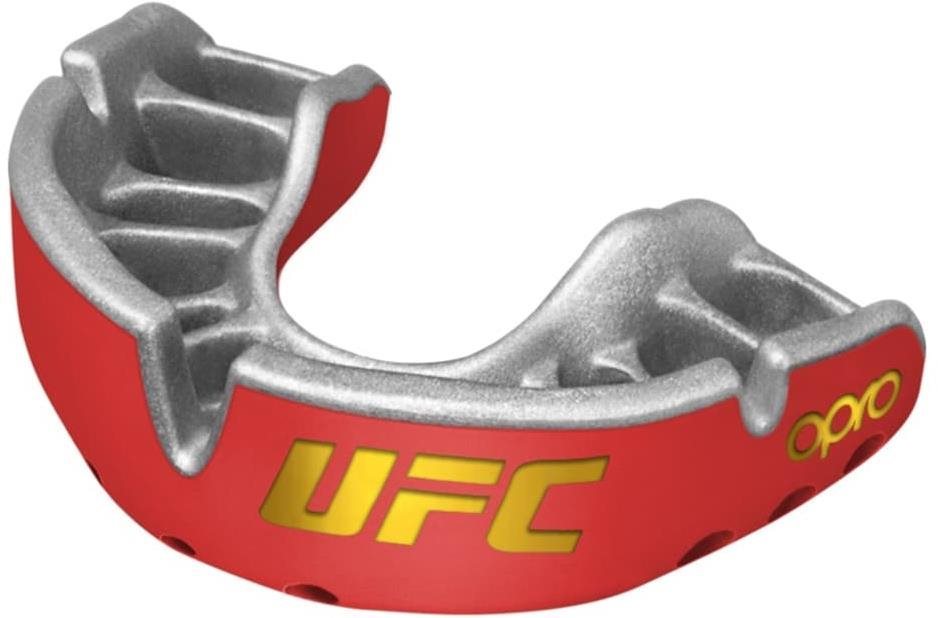OPRO GOLD UFC, červená/stříbrná