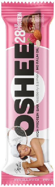 OSHEE Proteinová tyčinka Malina & Mandle 47 g