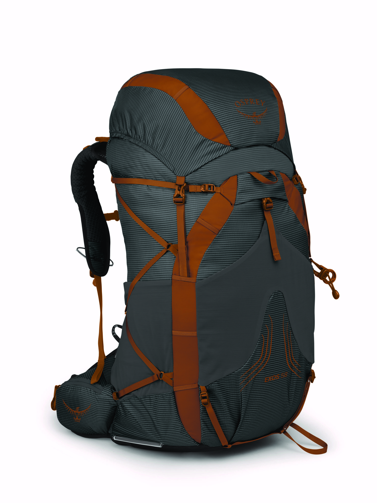 Osprey Exos 58 Dark Charcoal Grey S/M