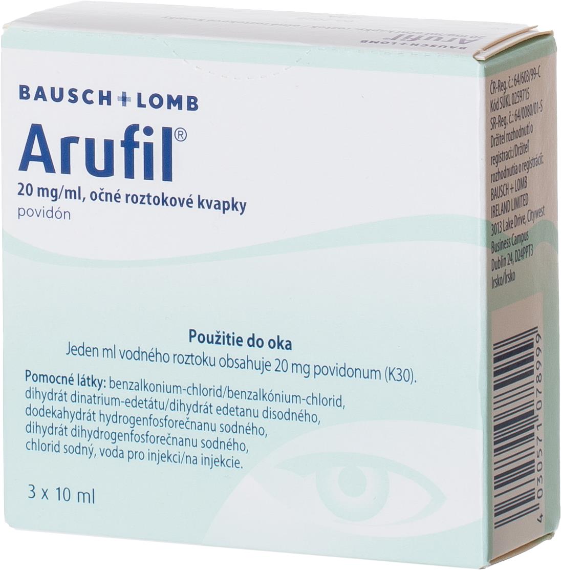 Arufil 20 mg/ml 3 × 10 ml